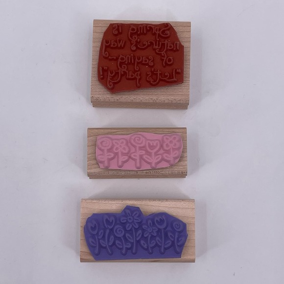 Lot of 15 Stamps Stampin Up Flowers Words Love Tree Bird Ribbon Dessert Crafting - Picture 5 of 11